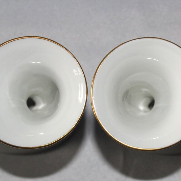 Porcelain Cornucopia Horn of Plenty | Czechoslovakia Porcelain Vases - Picture 6 of 9